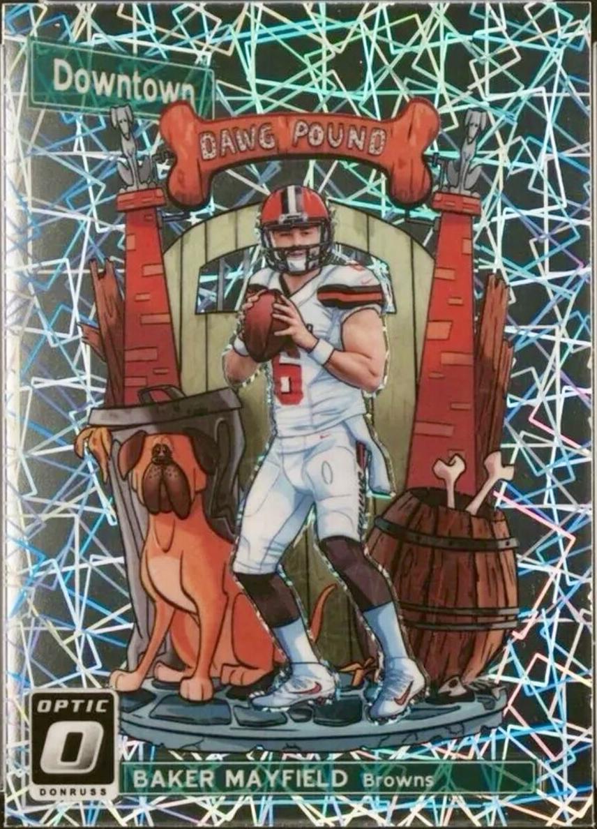 2018 Donruss Optic Downtown Baker Mayfield #DT-12 card