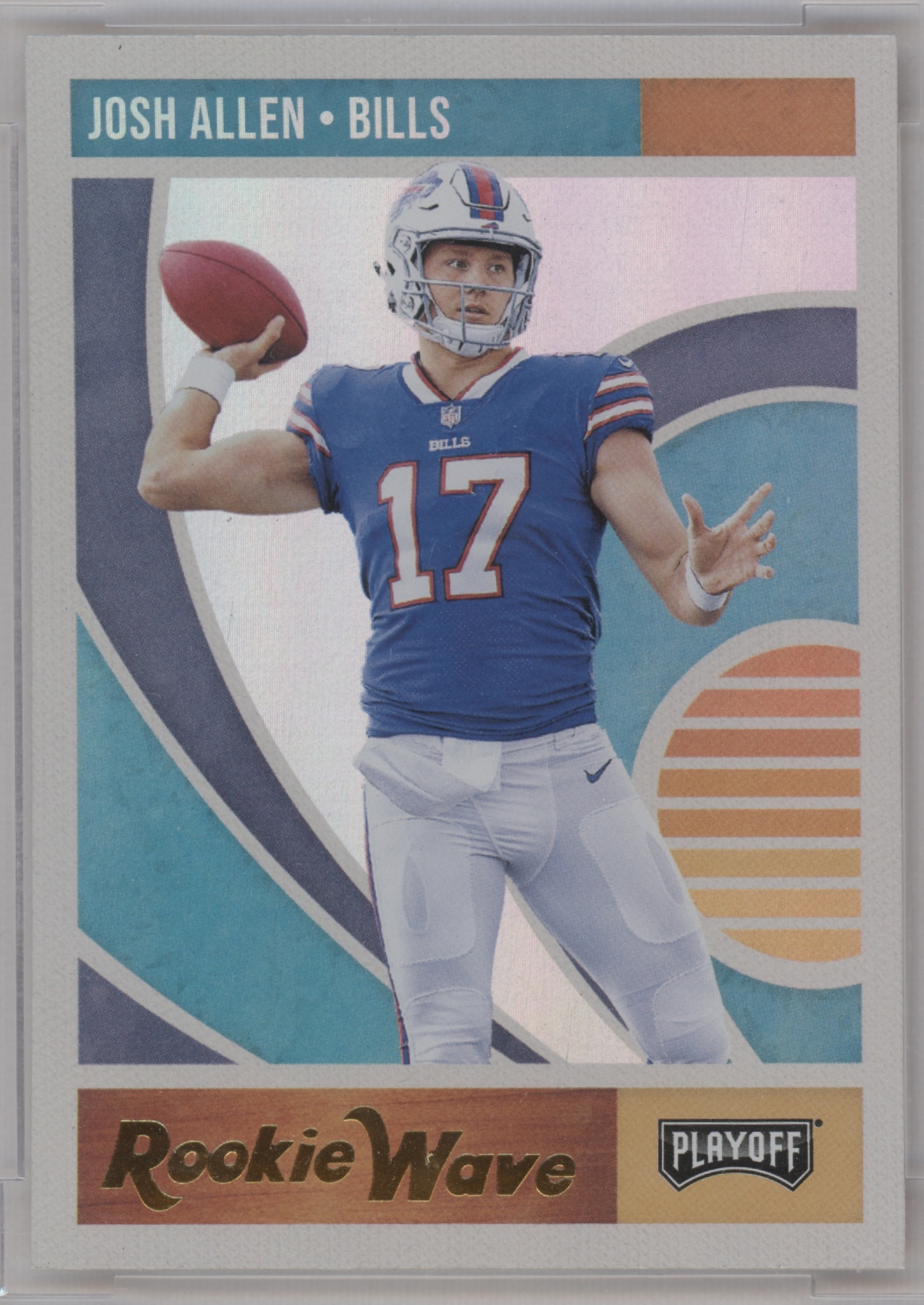 2018 Panini Playoff Josh Allen [Gold] #4 card