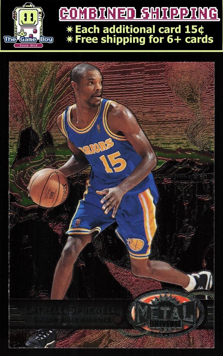 Latrell Sprewell 1997 Metal Universe Basketball