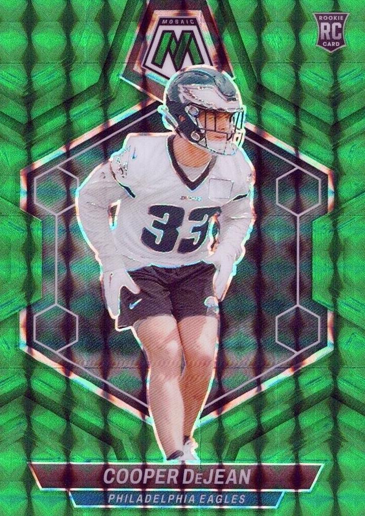 2024 Panini Mosaic Cooper DeJean [Red Sparkle] #340 card