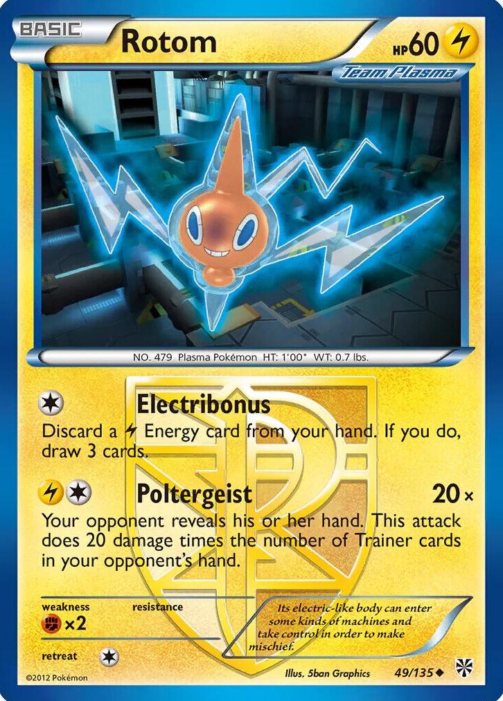 Rotom 2013 Pokemon Black & White Plasma Storm