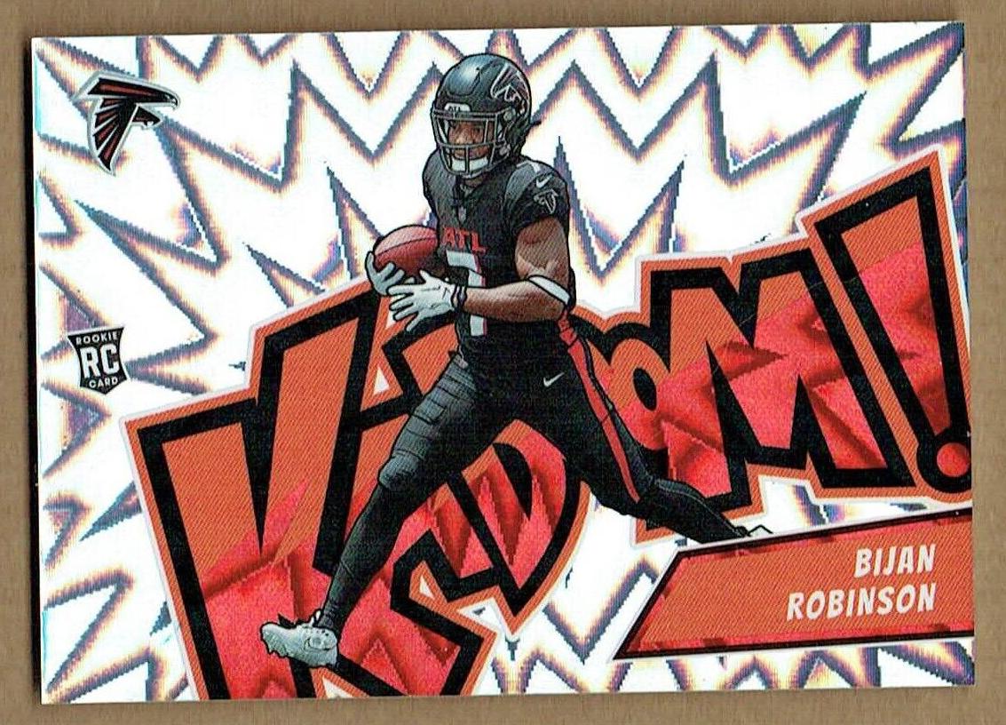 2023 Panini Absolute Kaboom Horizontal Bijan Robinson #14 card