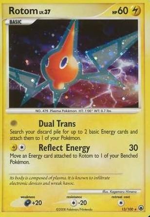 Rotom 2008 Pokemon Diamond & Pearl Majestic Dawn