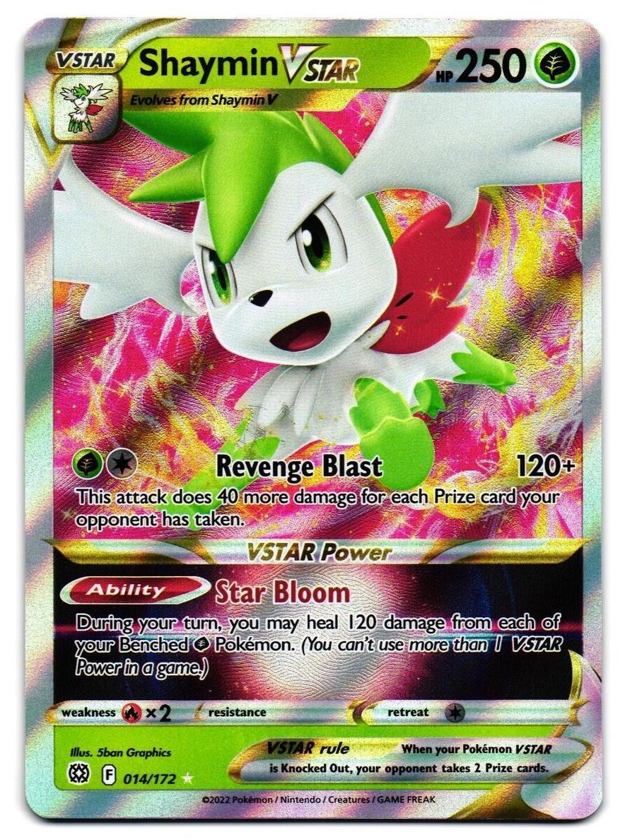 Shaymin Vstar 2022 Pokemon Brilliant Stars