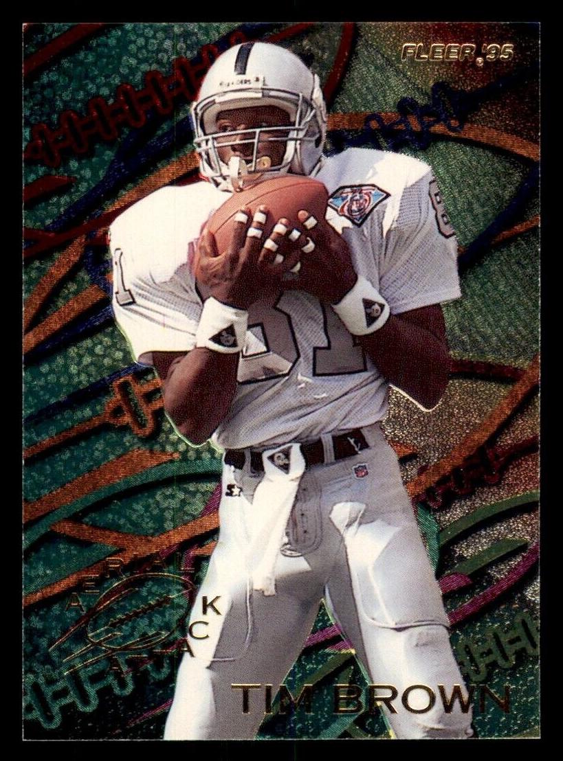 1995 Fleer Tim Brown #1 card