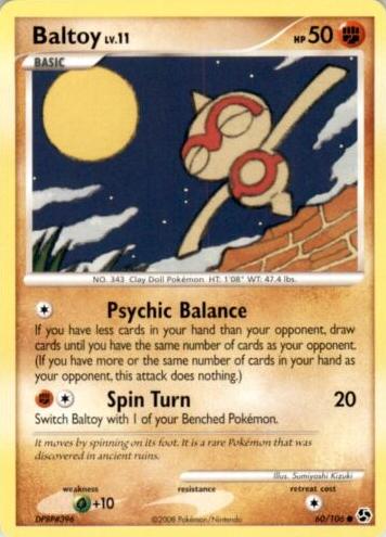 Baltoy 2008 Pokemon Diamond & Pearl Great Encounters