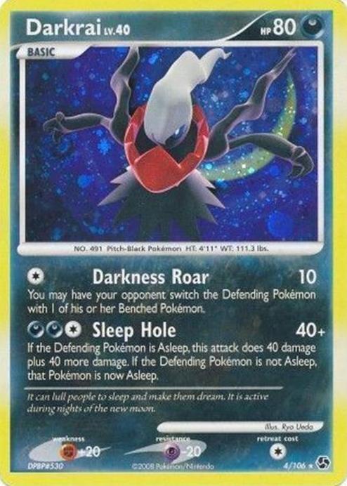 Darkrai 2008 Pokemon Diamond & Pearl Great Encounters