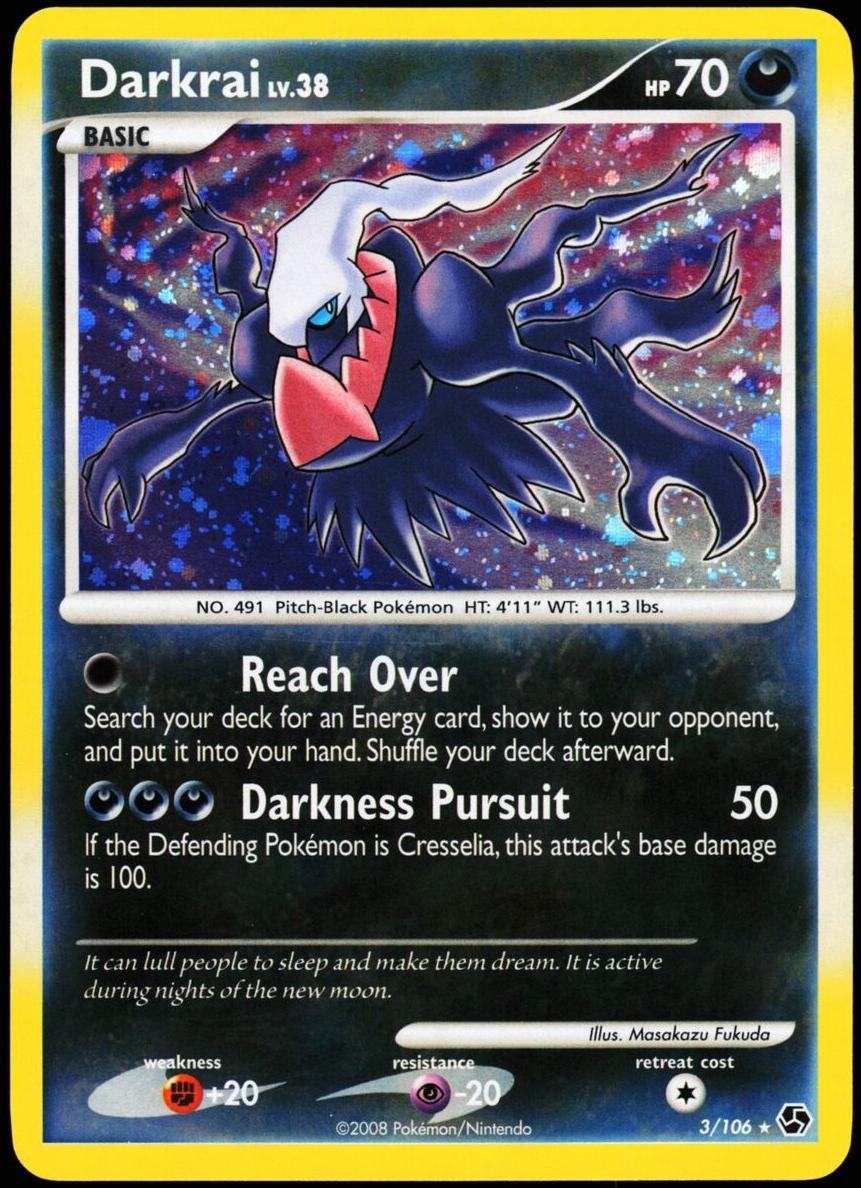 Darkrai 2008 Pokemon Diamond & Pearl Great Encounters