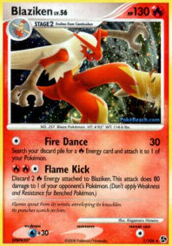 Blaziken 2008 Pokemon Diamond & Pearl Great Encounters