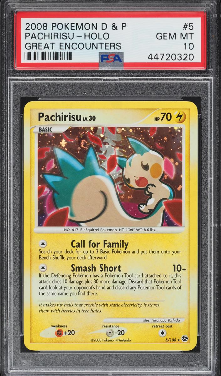 Pachirisu 2008 Pokemon Diamond & Pearl Great Encounters