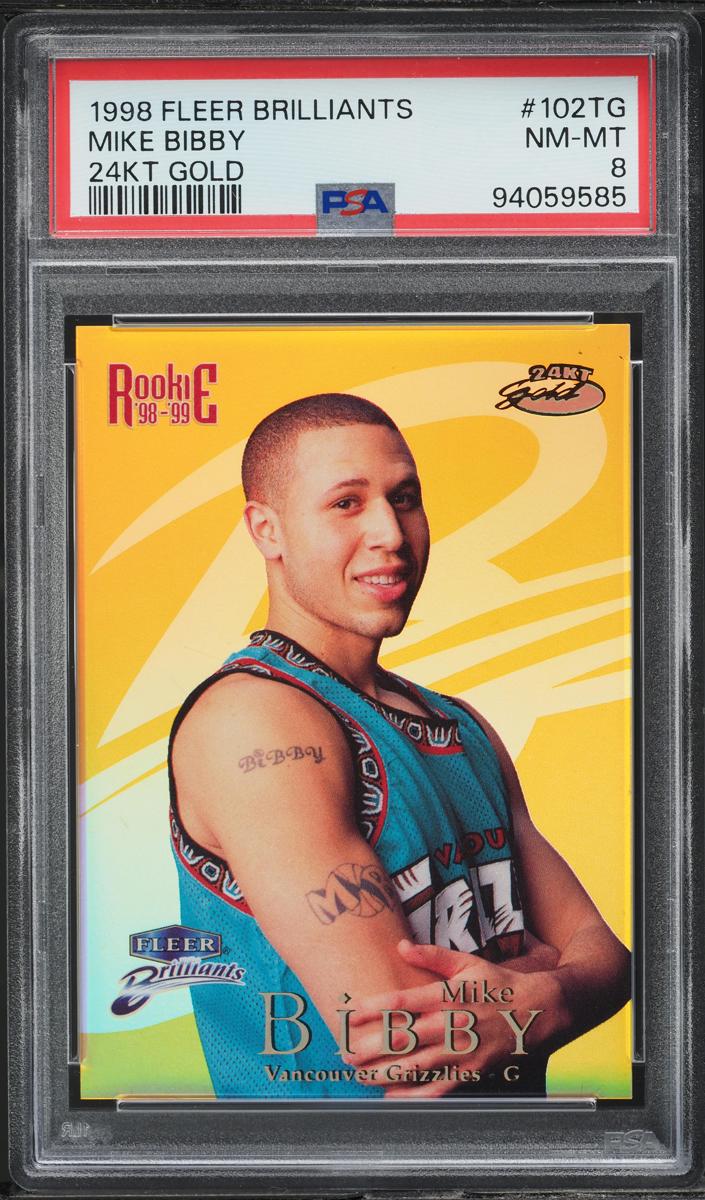 1998 Mike Bibby [24kt Gold] #102