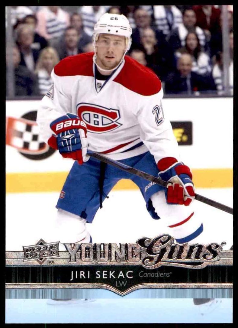 2014 Upper Deck Jiri Sekac #229 card