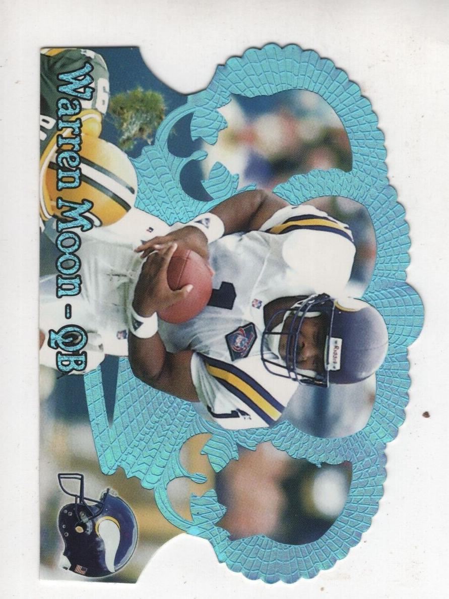 1995 Warren Moon [Blue Holofoil] #127
