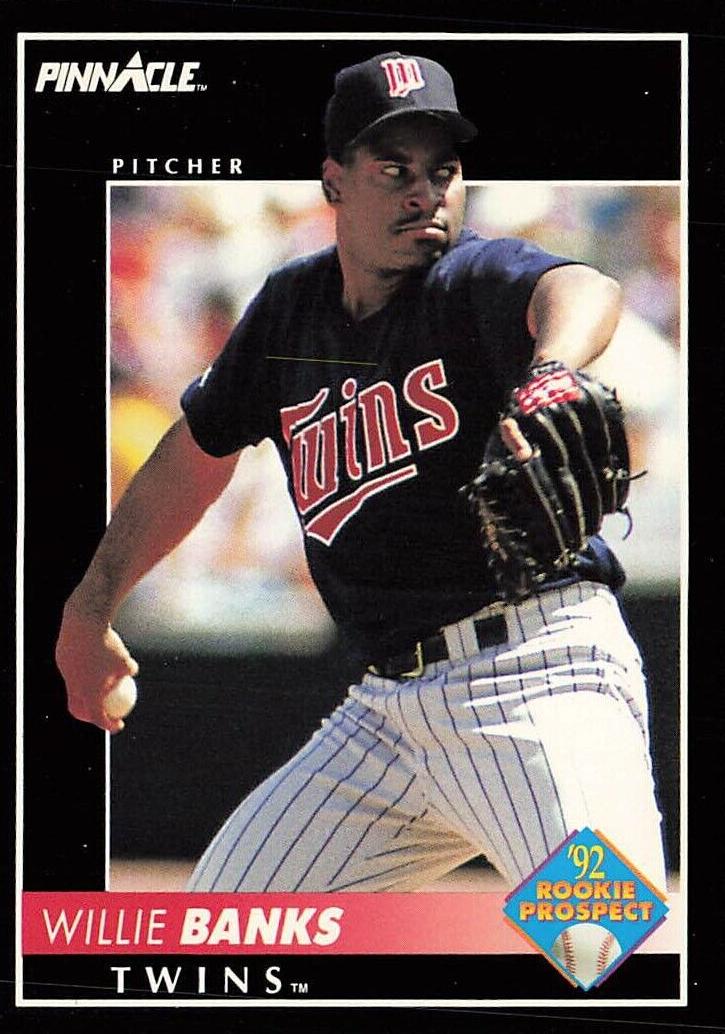 1992 Pinnacle Willie Banks #575 card