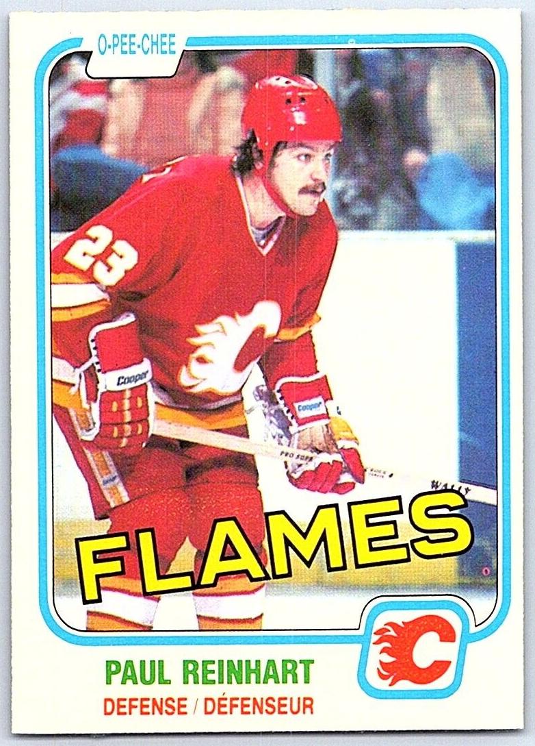 1981 O-Pee-Chee Paul Reinhart #36 card