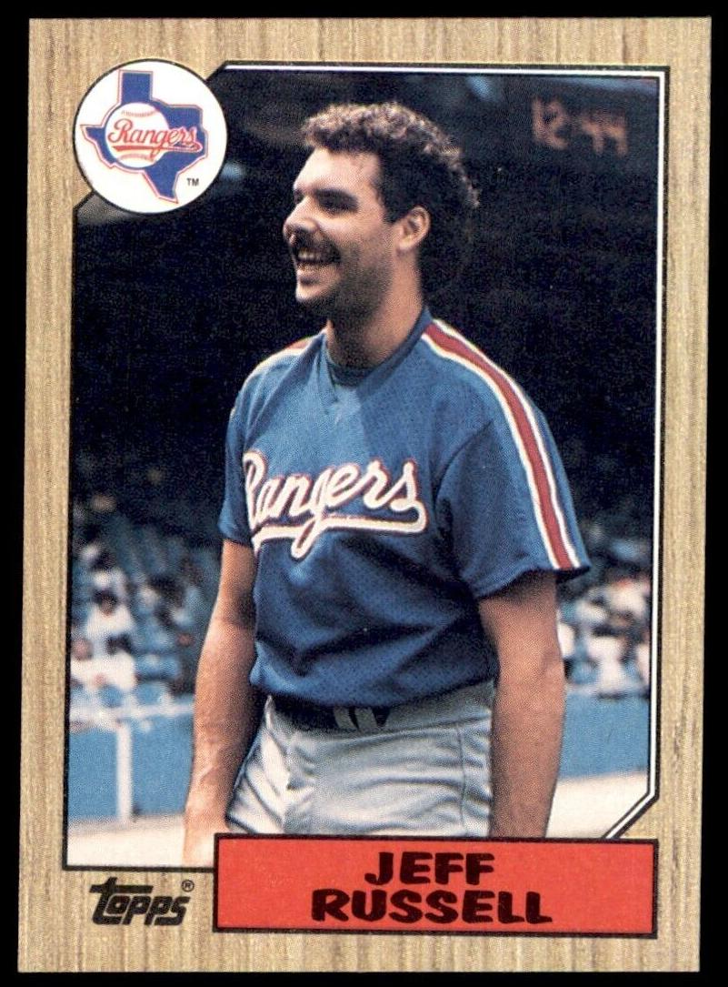 1987 Topps Jeff Russell #444 card