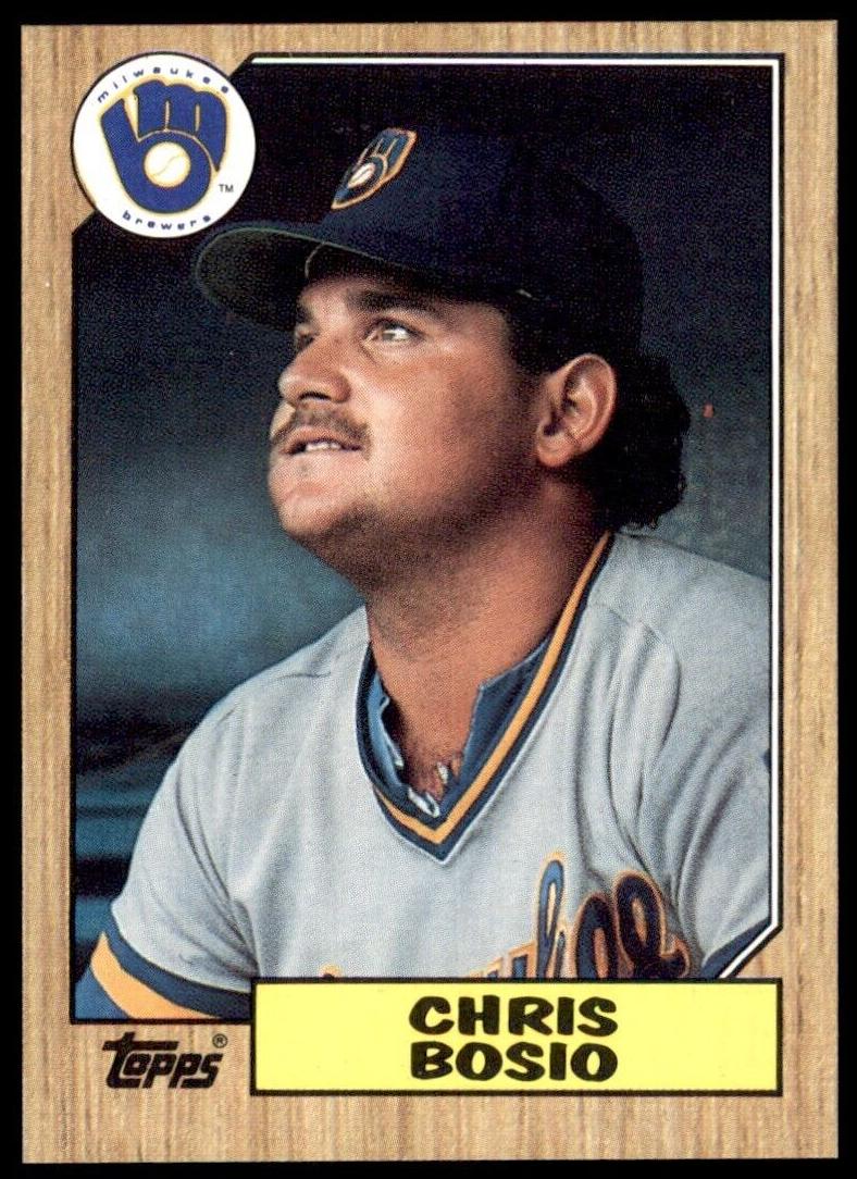Chris Bosio 1987 Topps Baseball
