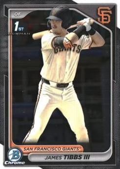 James Tibbs III 2024 Bowman Draft Chrome card