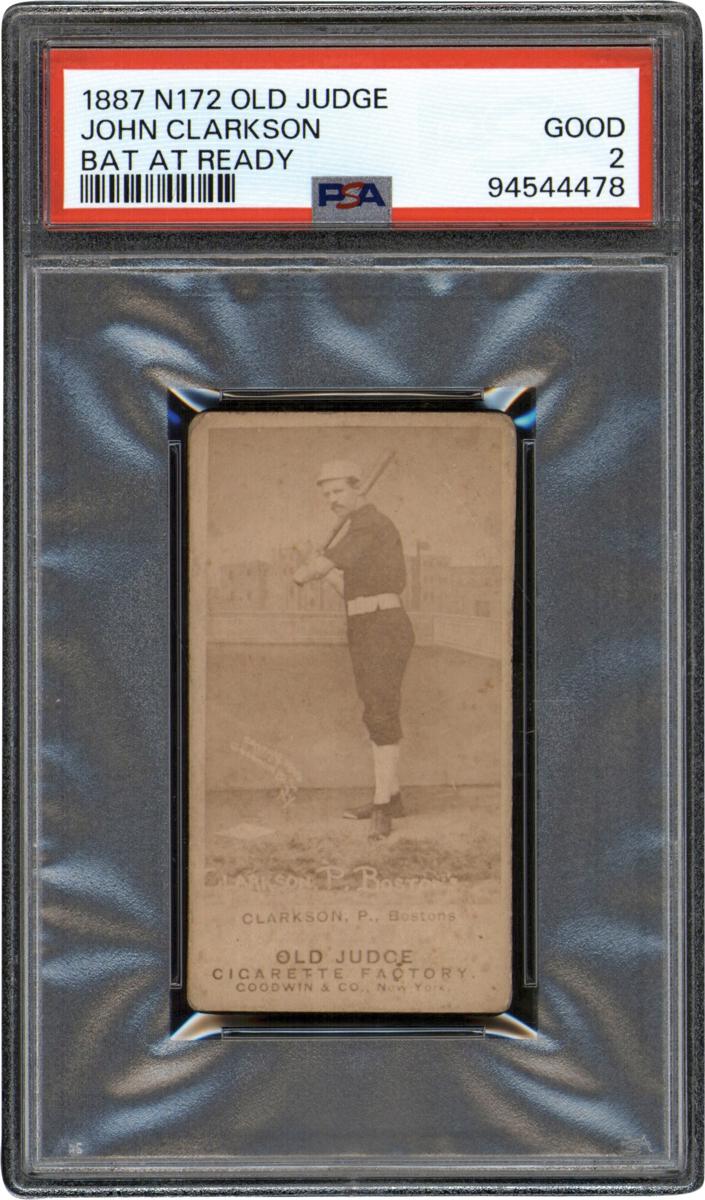 1887 N172 Old Judge Baseball John Clarkson #NNO PSA 2