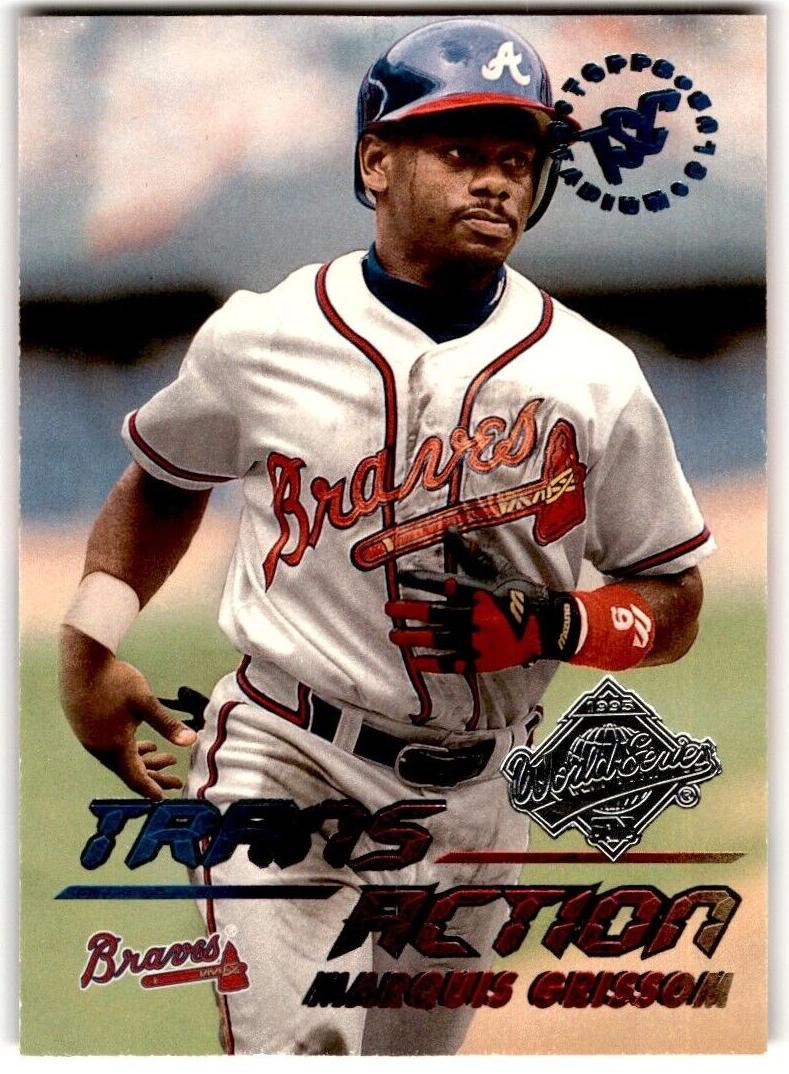 1995 Topps Stadium Club Marquis Grissom #617 card