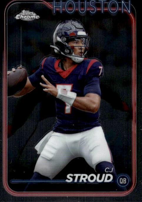 C.J. Stroud 2024 Topps Chrome Football card