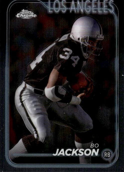 Bo Jackson 2024 Topps Chrome Football card