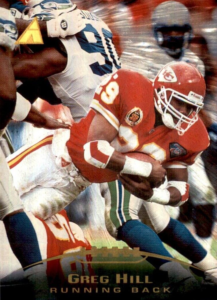 1995 Pinnacle Greg Hill #183 card