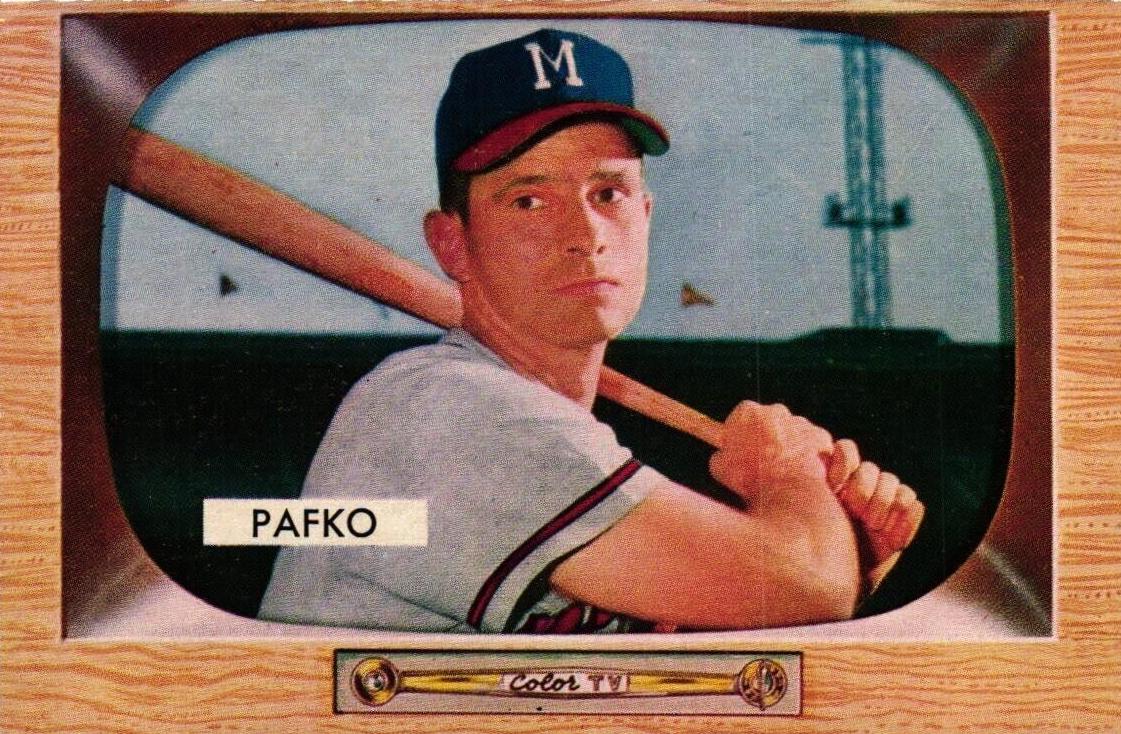 1955 Bowman Andy Pafko #12 card