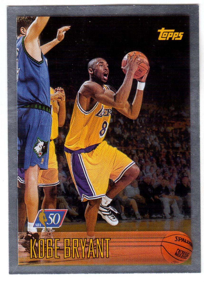 1996 Topps Base #138 Kobe Bryant front