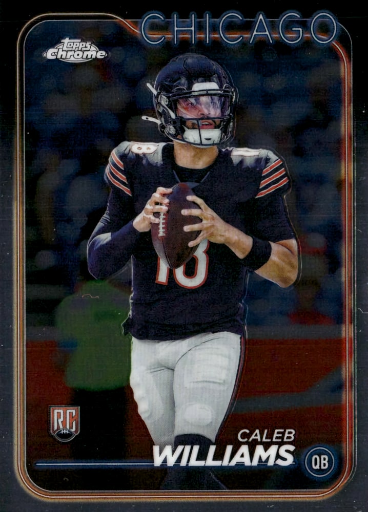 Caleb Williams 2024 Topps Chrome Football card