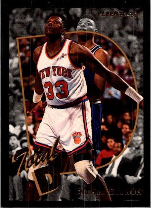 1992 Fleer Total D Patrick Ewing #7 card