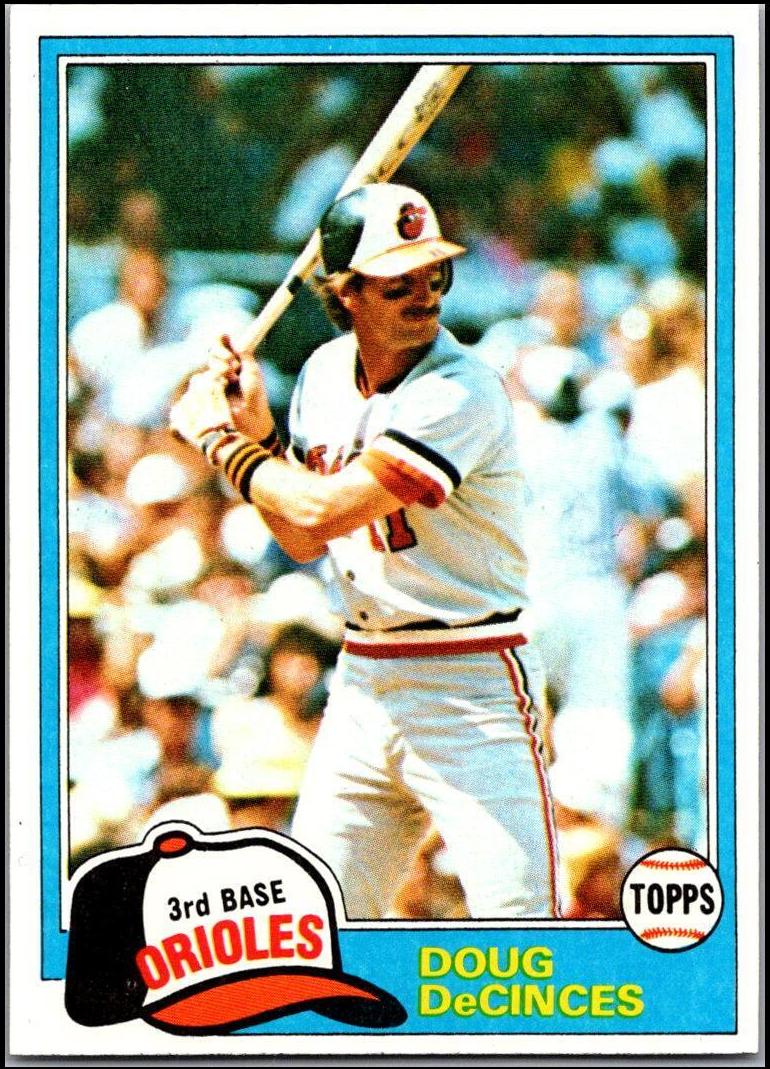 1981 Topps Doug DeCinces #188 card