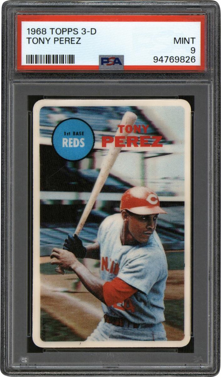 1968 Topps 3-D Baseball Tony Perez #NNO PSA 7.5