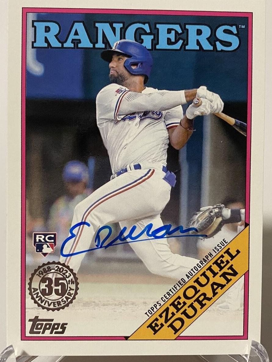 2023 Topps Ezequiel Duran #88BA-EDU card