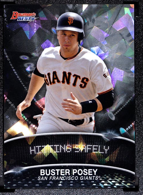 2016 Bowman's Best Baseball Atomic Refractor Buster Posey #SL-BP