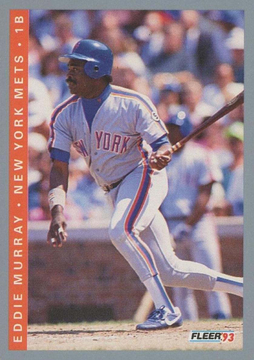 1993 Fleer Eddie Murray #91 card