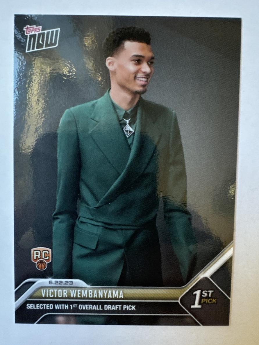 2023 Topps Topps Now #D-1 Victor Wembanyama front