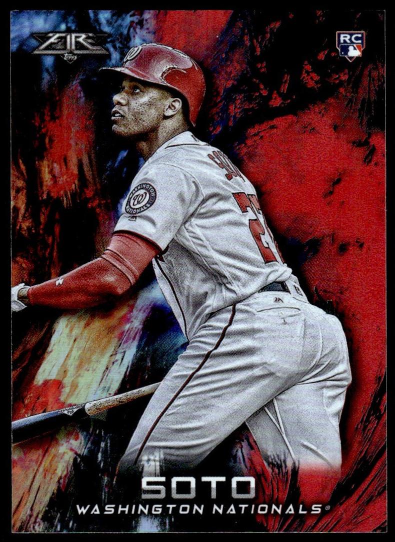 2018 Juan Soto [Fire Flame] #181