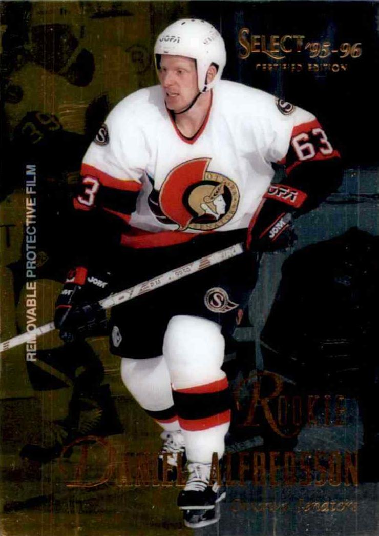 1995 Select Certified Daniel Alfredsson [Mirror Gold] #122 card