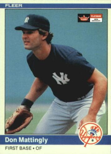 2001 Fleer Platinum Don Mattingly #5 card