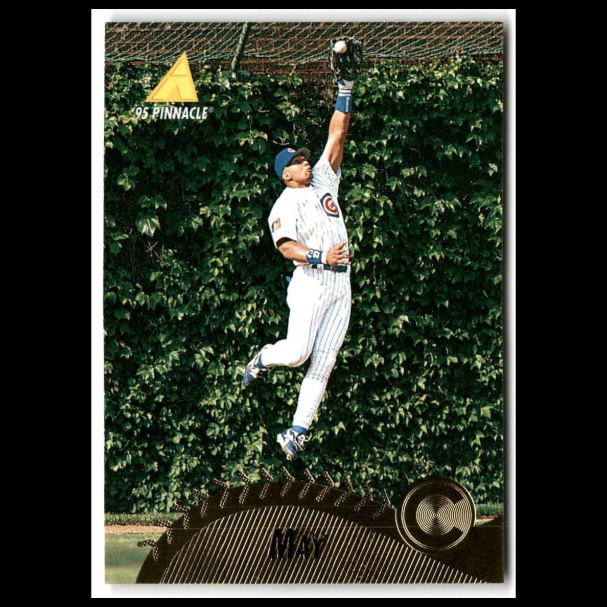1995 Pinnacle Derrick May #28 card