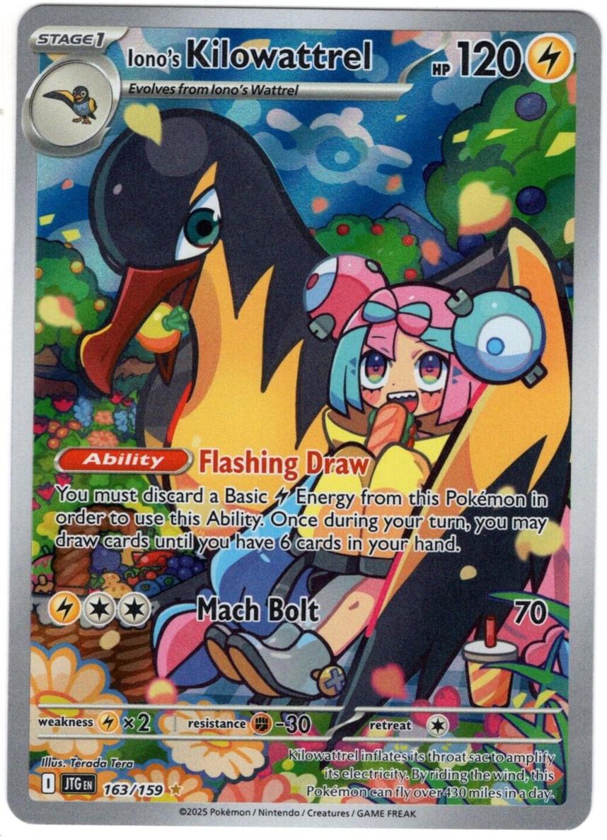 Iono's Kilowattrel 2025 Pokemon Scarlet & Violet Journey Together