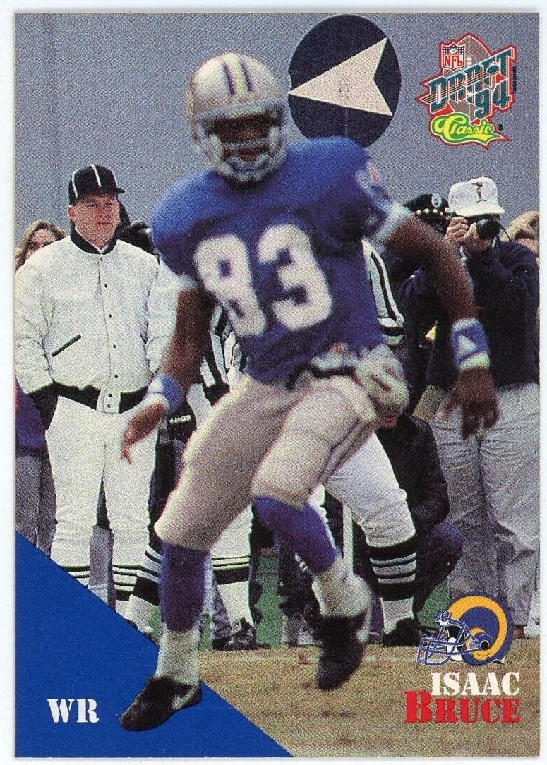 Isaac Bruce - 1994 Classic NFL Draft Football