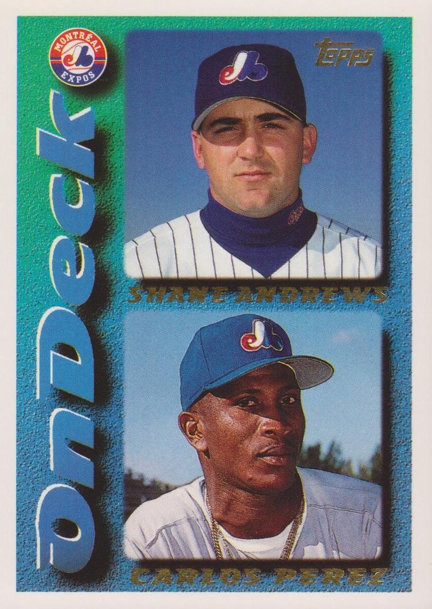 1995 Topps Shane Andrews #652 card
