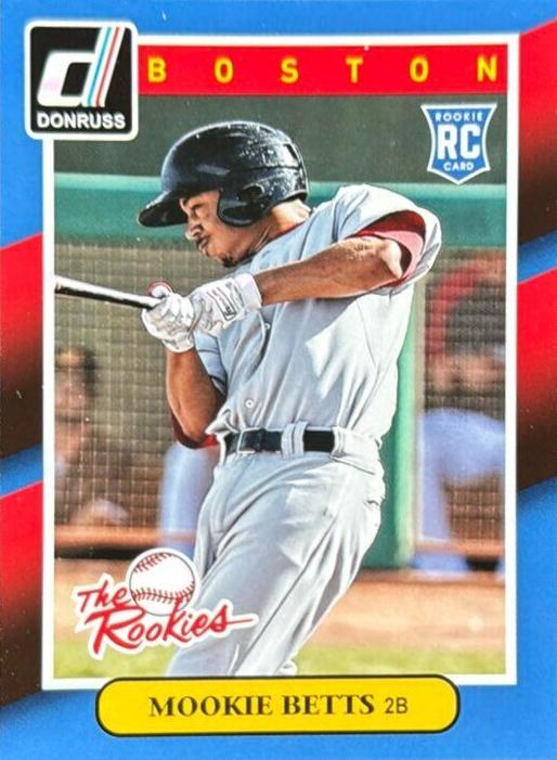 2014 Donruss the Rookies Mookie Betts #50 card