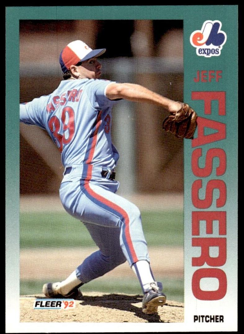 1992 Fleer Jeff Fassero #477 card