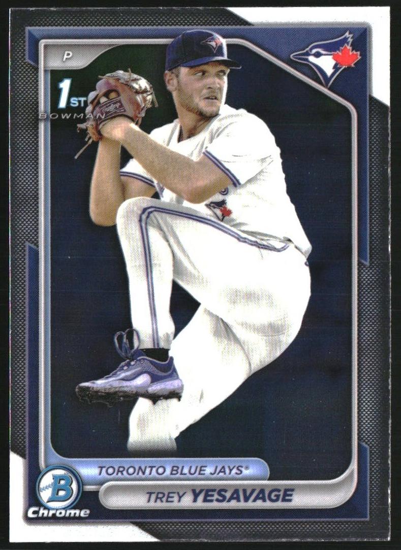 Trey Yesavage 2024 Bowman Draft Chrome card