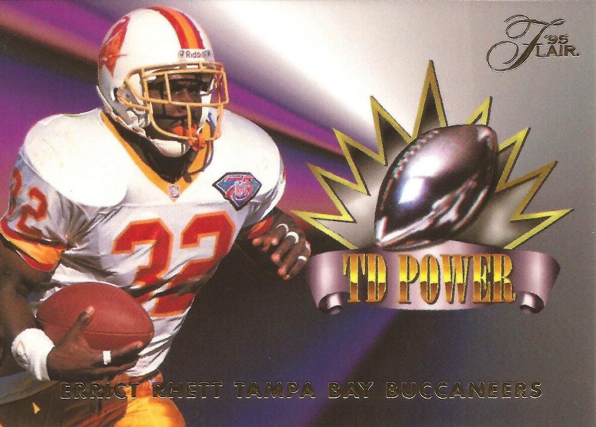 1995 Flair Errict Rhett #5 card