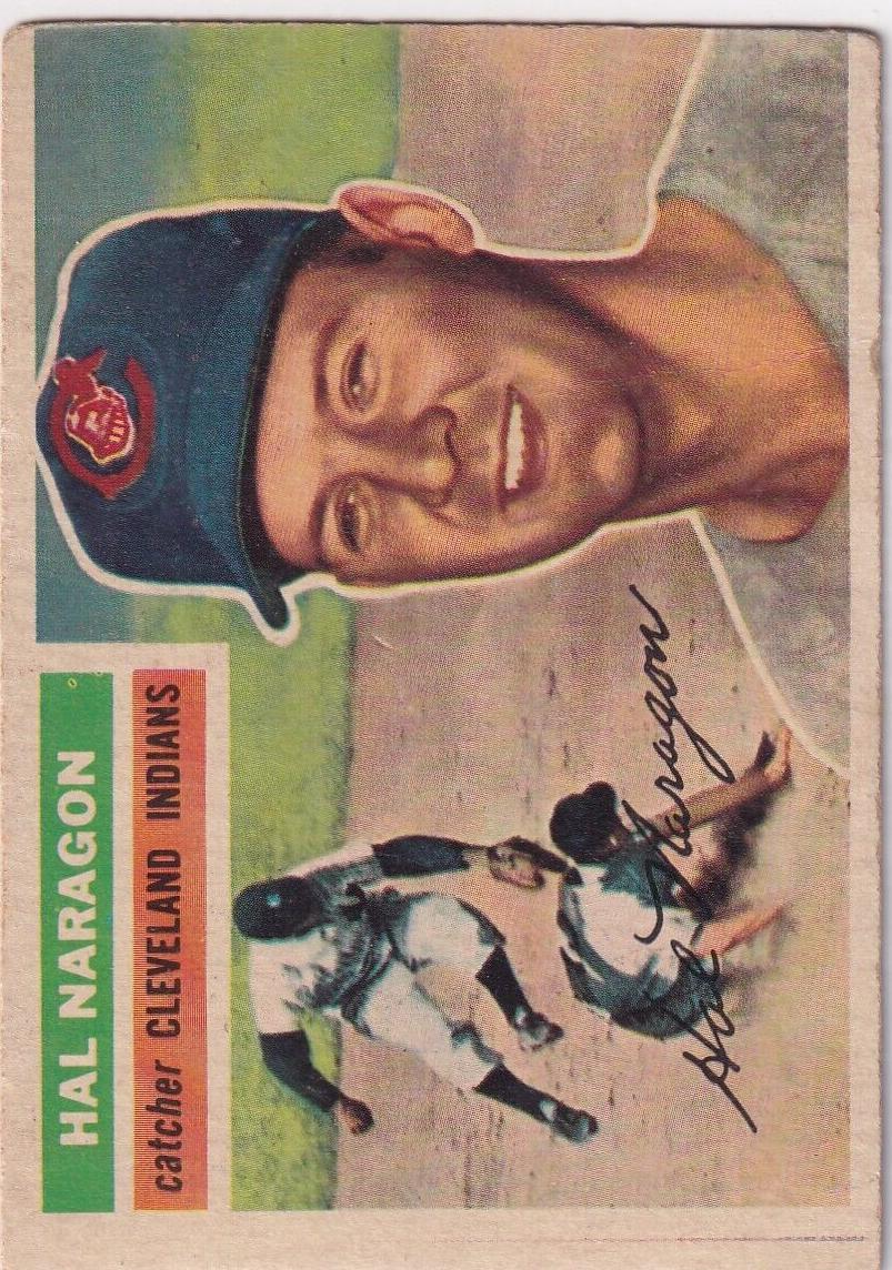 1956 Topps Hal Naragon #311 card