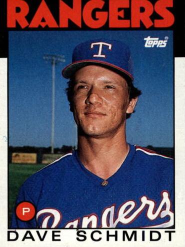 1986 Topps Dave Schmidt #79 card